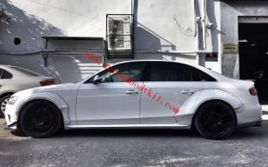 12-15 Audi A4 wide body kit front lip after lip spoiler side skirts